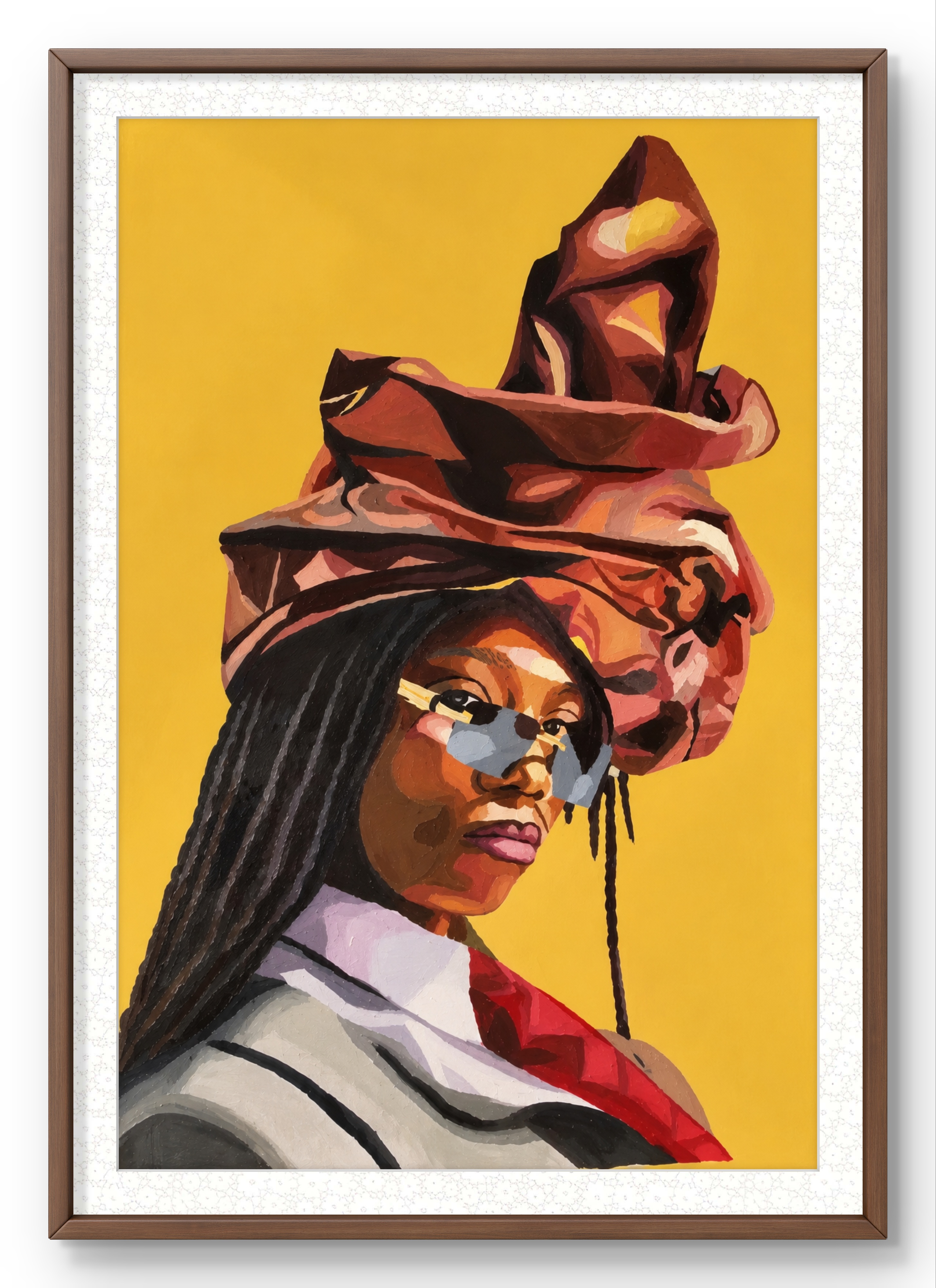 A contempfrican lady
